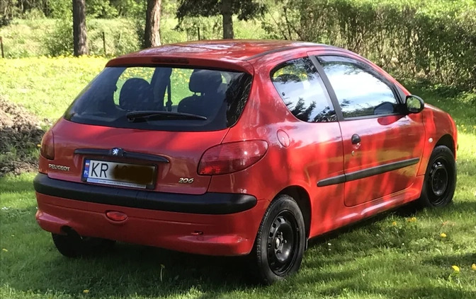 Peugeot 206 cena 7000 przebieg: 64000, rok produkcji 2000 z Kraków małe 254